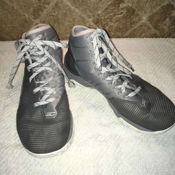 Under Armour Curry 2.5  high top Charged sneakers sz 8 burrito wrap - Picture 1 of 7